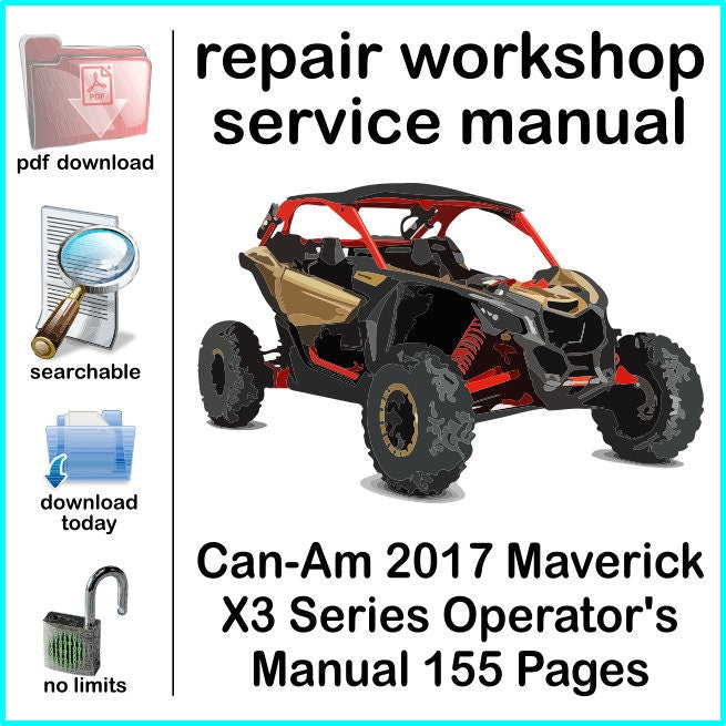 Can-Am 2017 Maverick X3 Series Operator Owner's Manual 155 Pages