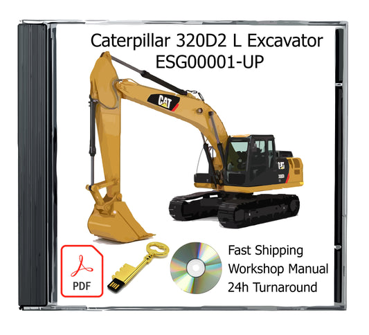 Caterpillar 320D2 L Excavator ESG00001-UP 3828 Pages