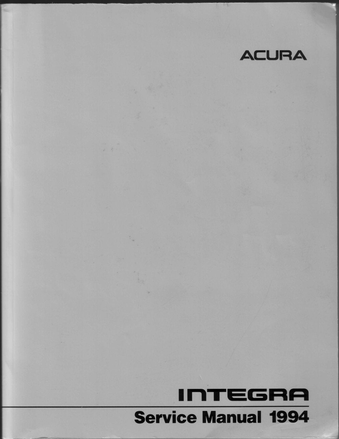 1994 Acura Integra Complete Workshop Repair Service Manual 1412 Pages