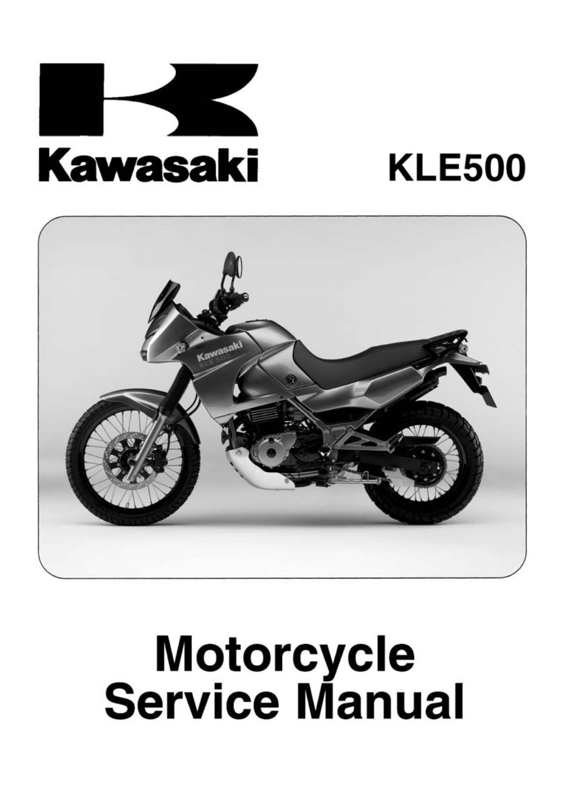 Kawasaki 2005 KLE500 KLE500-B1 Motorcycle Service Manual 401 Pages