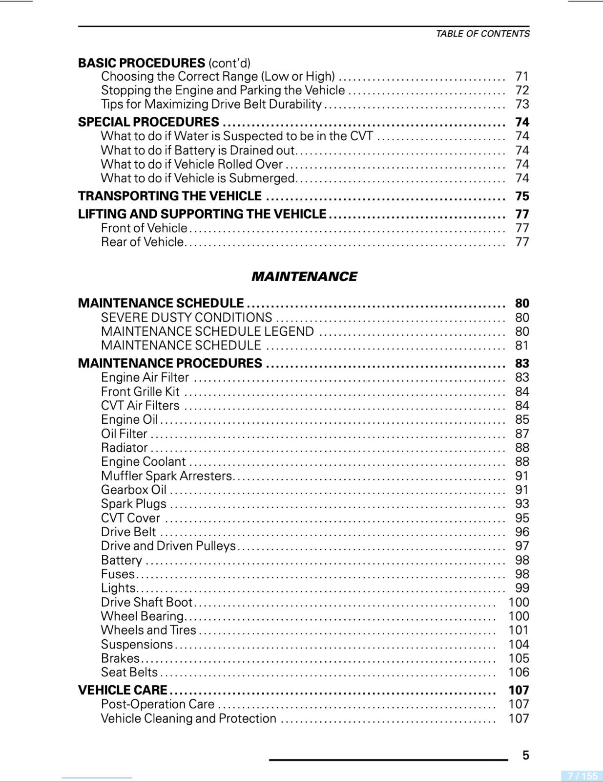 Can-Am 2017 Maverick X3 Series Operator Owner's Manual 155 Pages