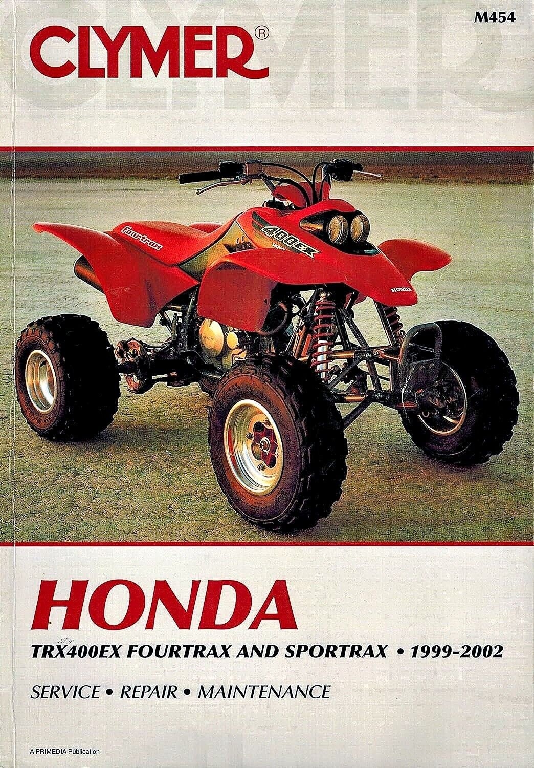 Honda TRX400EX 1999-2002 Service Manual Fourtrax 263 Pages