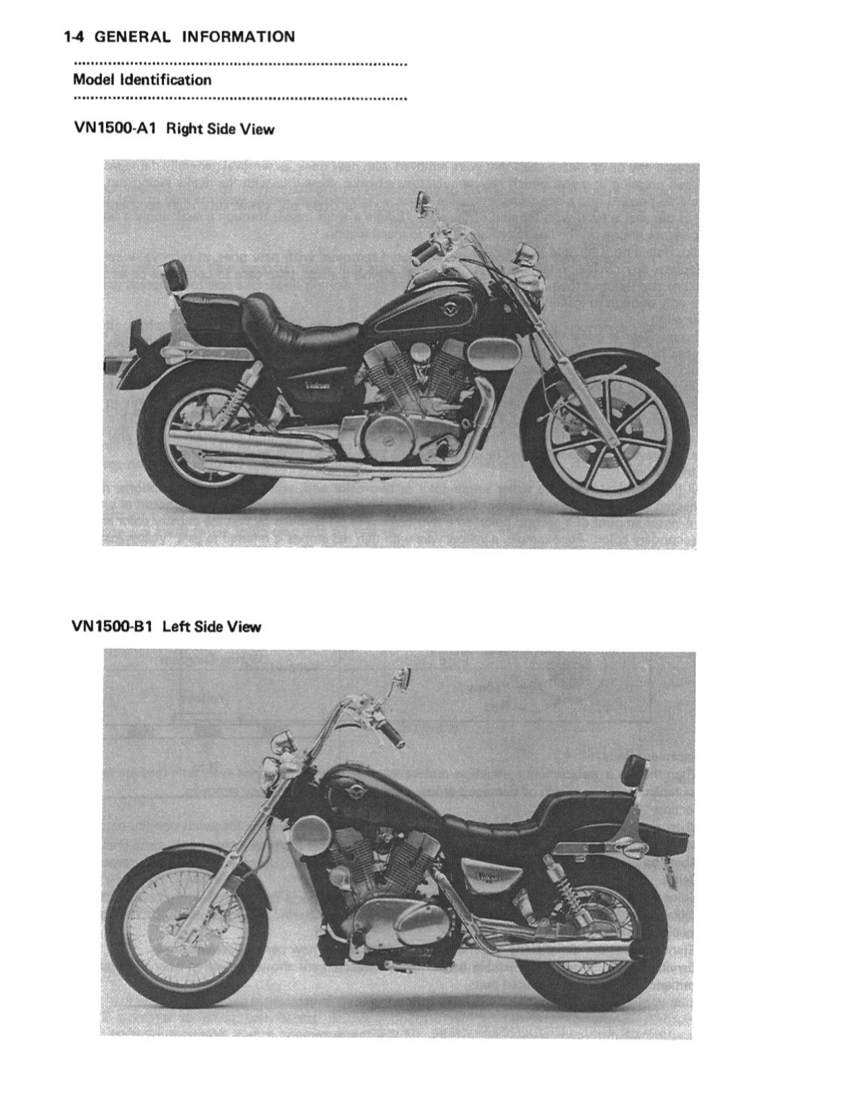 Kawasaki VN1500 1987-1999 Service Repair Manual 99924-1078-08 270 Pages