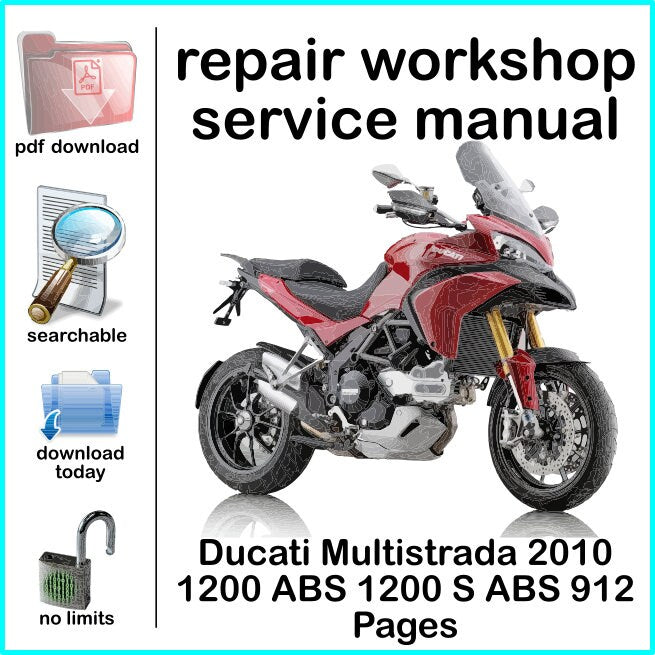 Ducati Multistrada 2010 1200 ABS 1200 S ABS 912 Pages