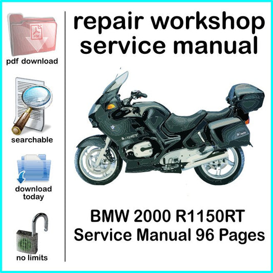 BMW 2000 R1150RT ( BMW R 1150 RT ) Service Manual