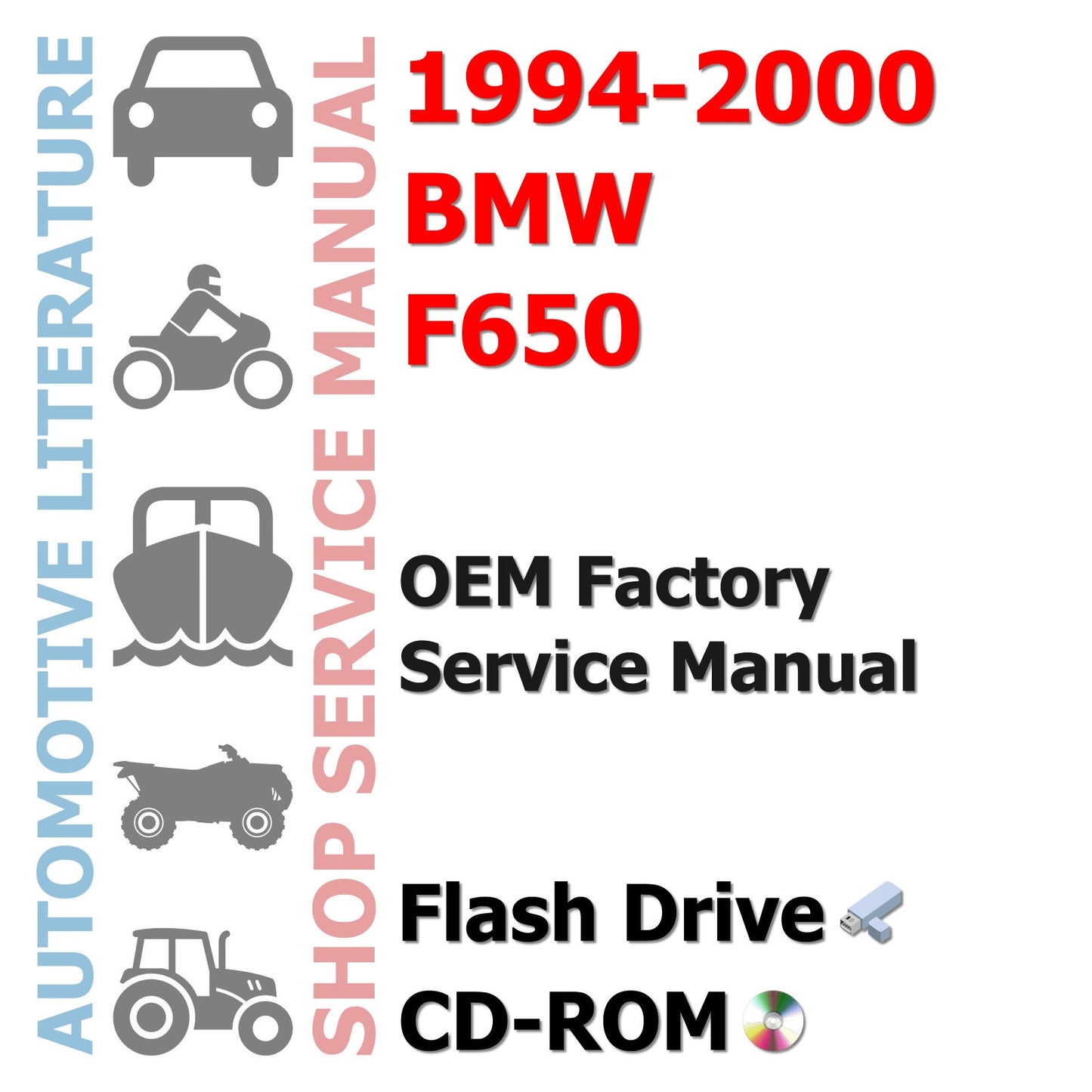 BMW F650 1994-2000 Service Repair Maintenance Manual 384 Pages