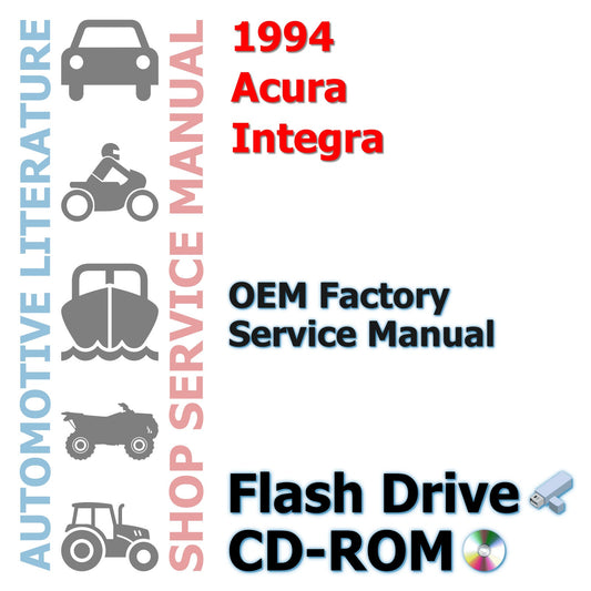 1994 Acura Integra Complete Workshop Repair Service Manual 1412 Pages
