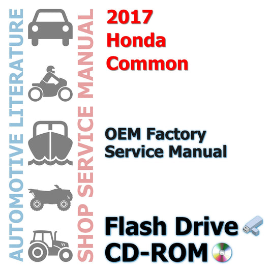 2017 Honda Common Complete Service Manual