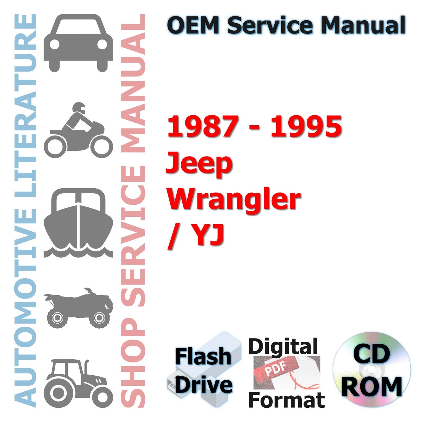 1987-1995 Jeep Wrangler / YJ Complete Service Manual