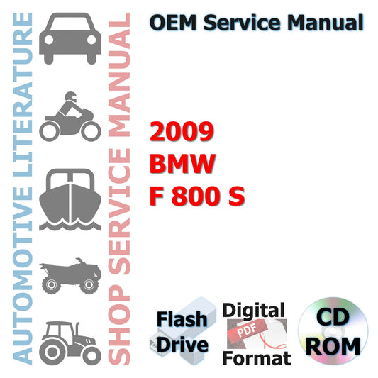 2009 BMW F 800 S Complete Service Manual