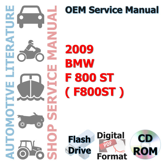 2009 BMW F 800 ST ( F800ST ) Complete Service Manual