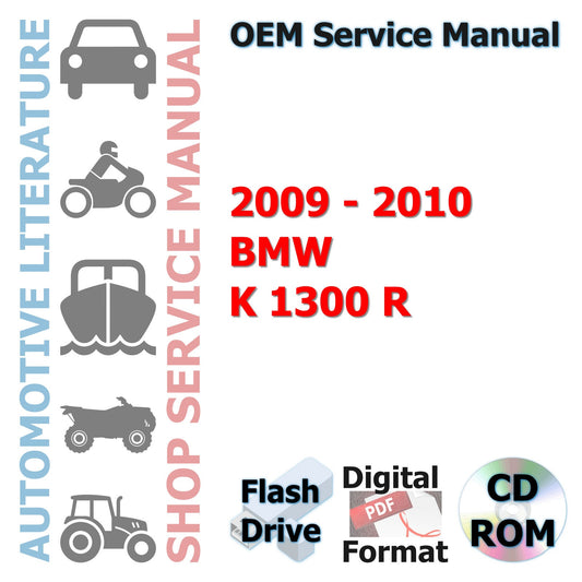 2009-2010 BMW K 1300 R Complete Service Manual