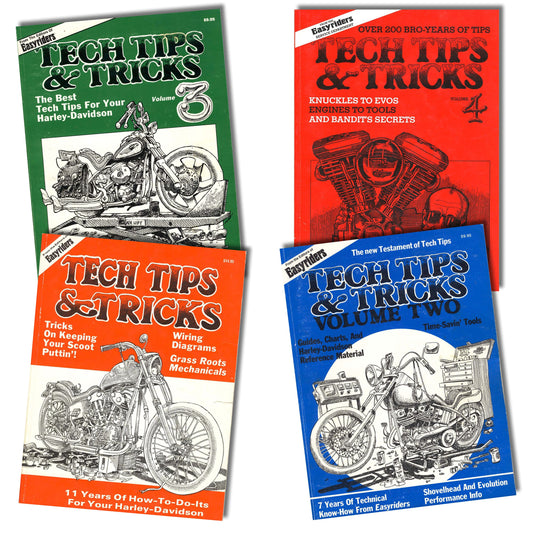 Easyriders Tips Tricks Vol.1, Vol.2, Vol.3, Vol.4 Complete Set