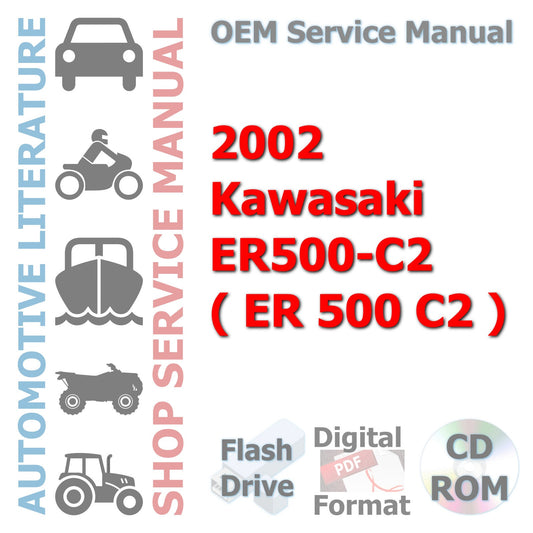 2002 Kawasaki ER500-C2 ( ER 500 C2 ) Complete Service Manual