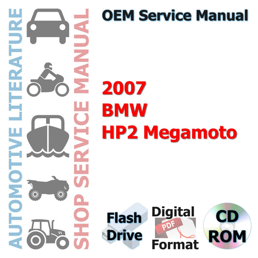 2007 BMW HP2 Megamoto Complete Service Manual