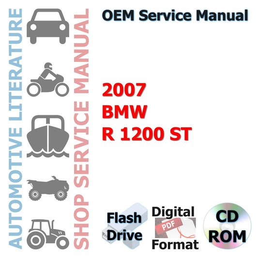 2007 BMW R 1200 ST Complete Service Manual