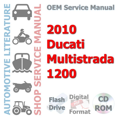 2010 Ducati Multistrada 1200 Complete Service Manual