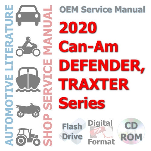 2020 Can-Am DEFENDER & TRAXTER Series Complete Service Manual