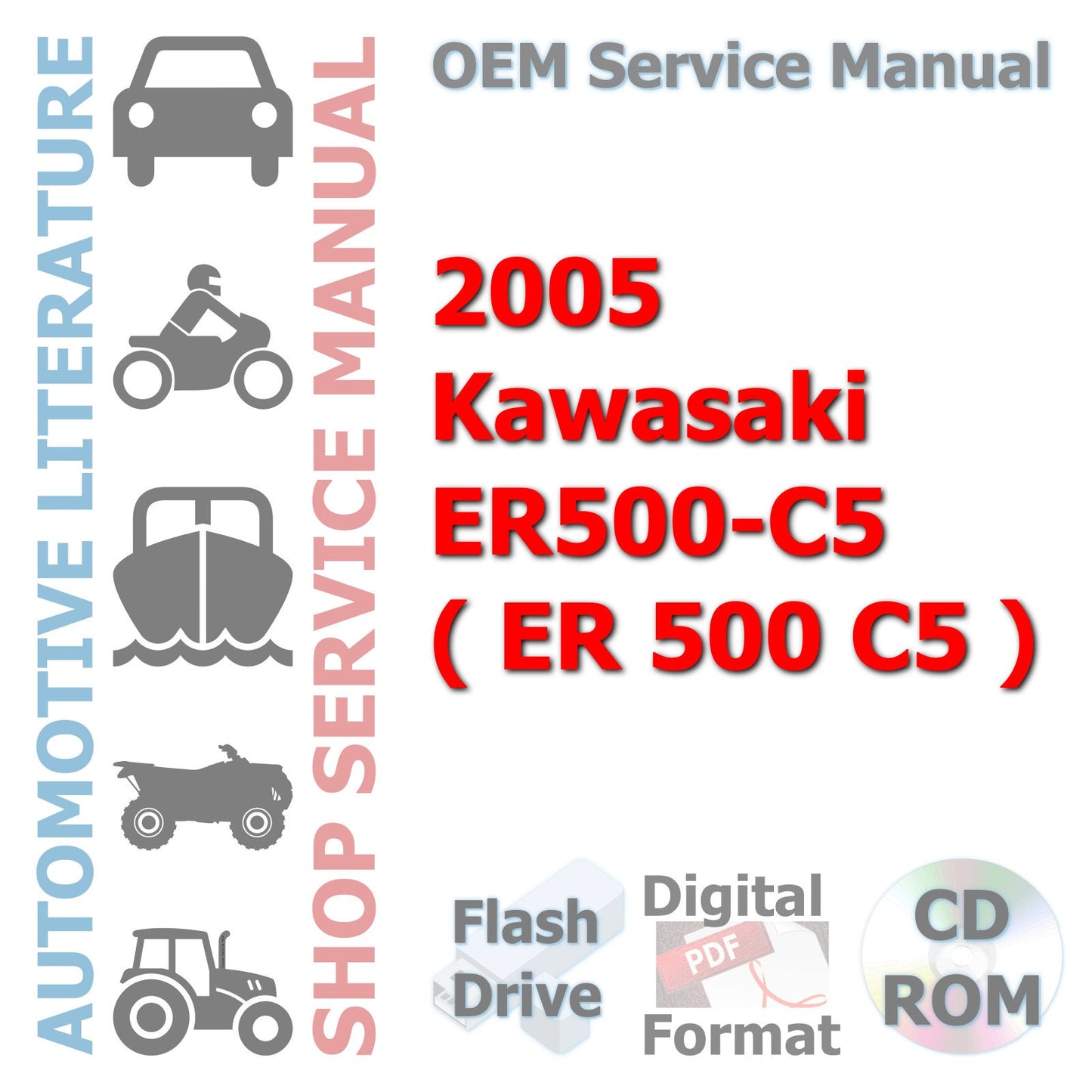 2005 Kawasaki ER500-C5 ( ER 500 C5 ) Complete Service Manual