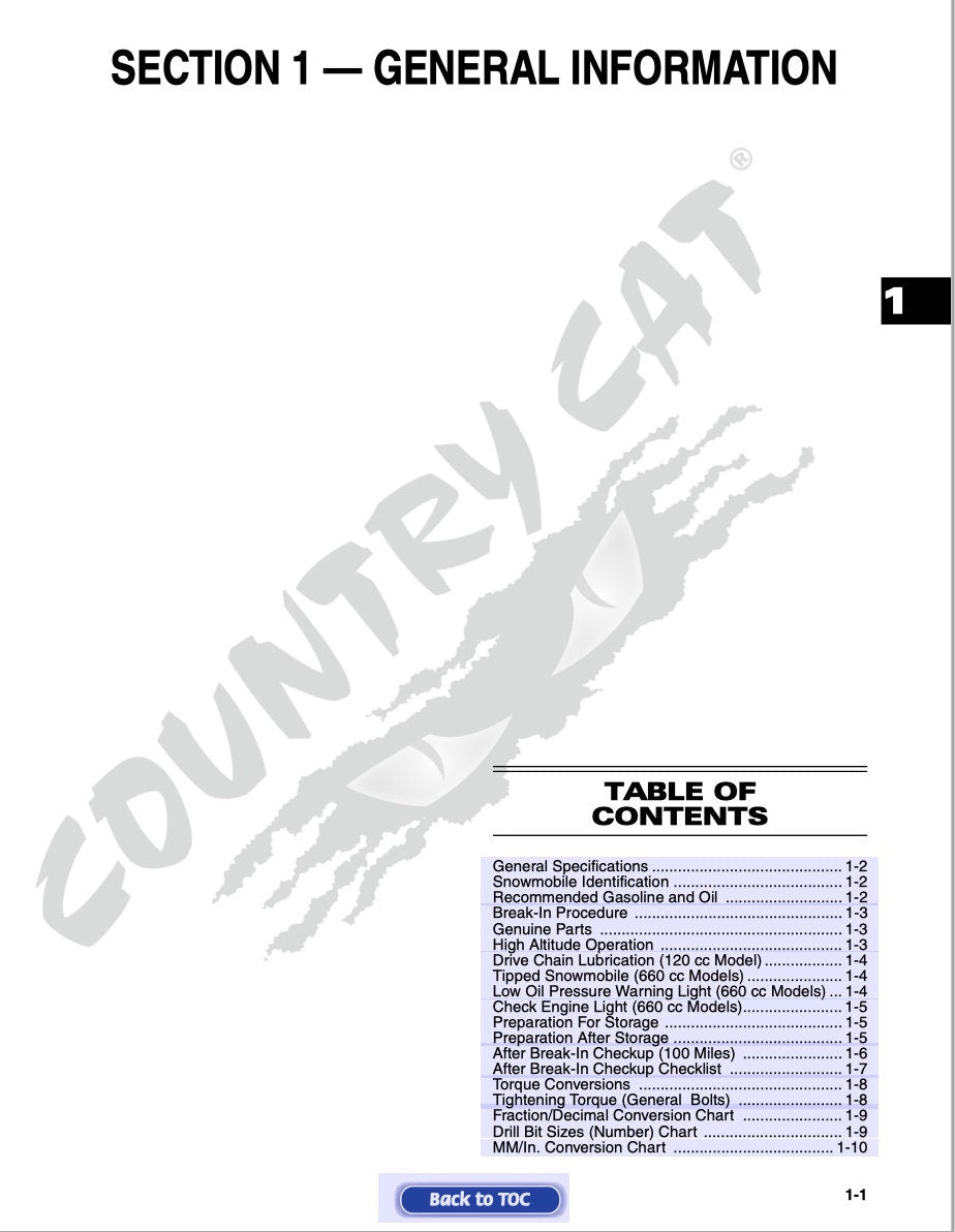 2006 Arctic Cat 4-Stroke Snowmobiles Complete Service Manual