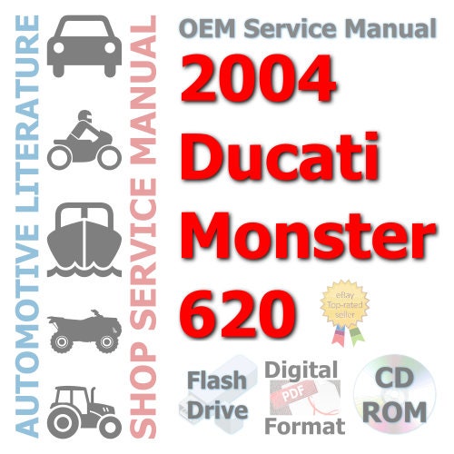 2004 Ducati Monster 620 Complete Service Manual