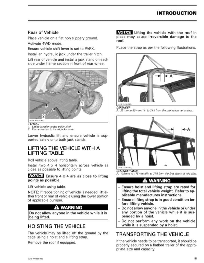 2018 Can-Am Defender HD8 / HD10 Complete Service Manual