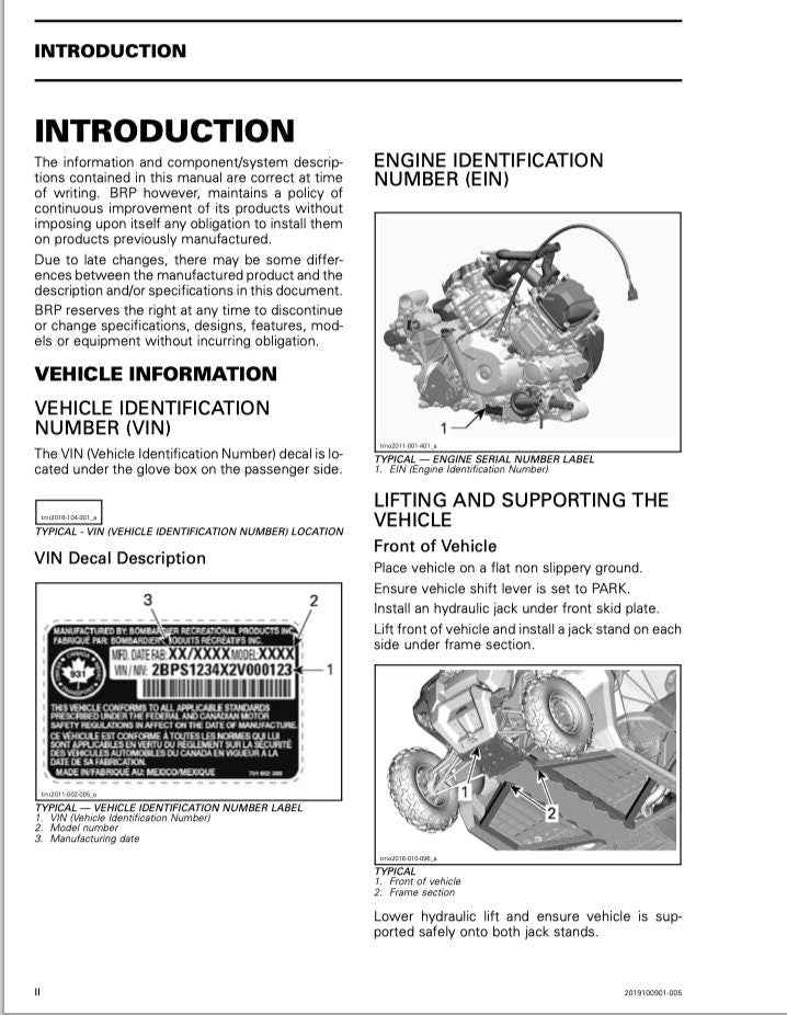 2018 Can-Am Defender HD8 / HD10 Complete Service Manual