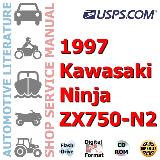 1997 Kawasaki Ninja ZX750-N2 Complete Technical Manual