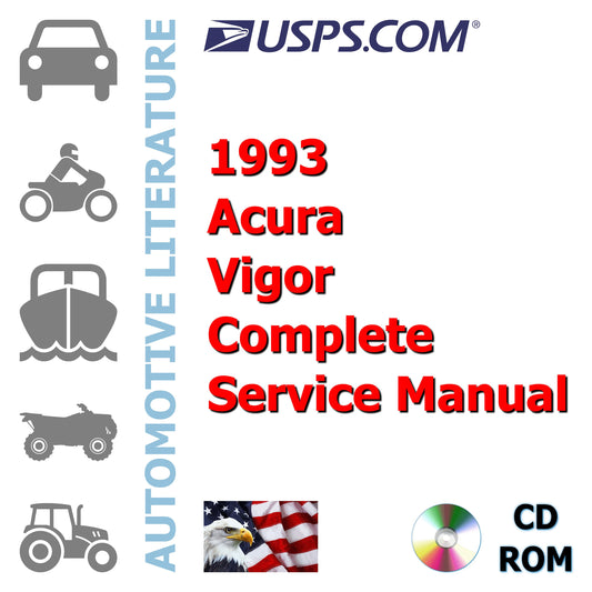 1993 Acura Vigor Complete Service Manual