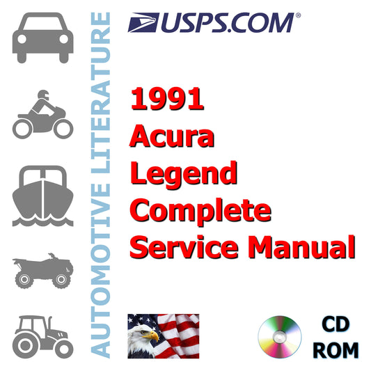 1991 Acura Legend Complete Service Manual