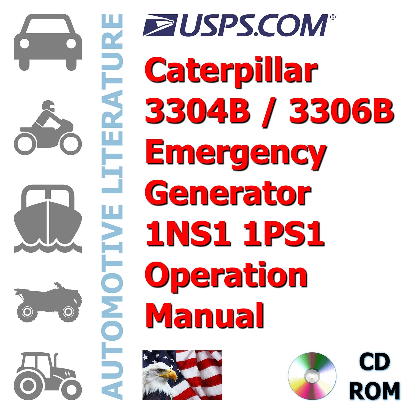 Caterpillar 3304B 3306B Emergency Generator 1NS1 1PS1 Operation & Maintenance Manual