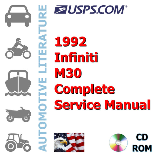 1992 Infiniti M30 Complete Service Manual