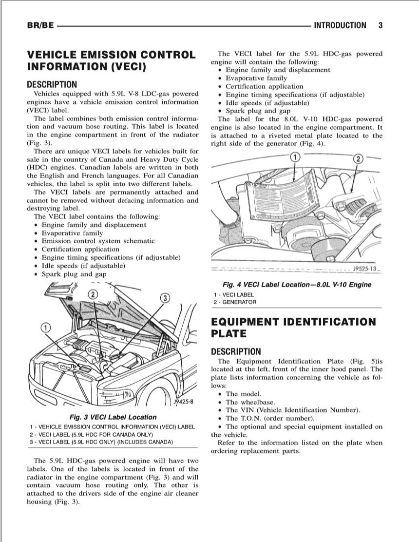 2002 Dodge Ram Truck 2500 / 3500 Complete Service Manual