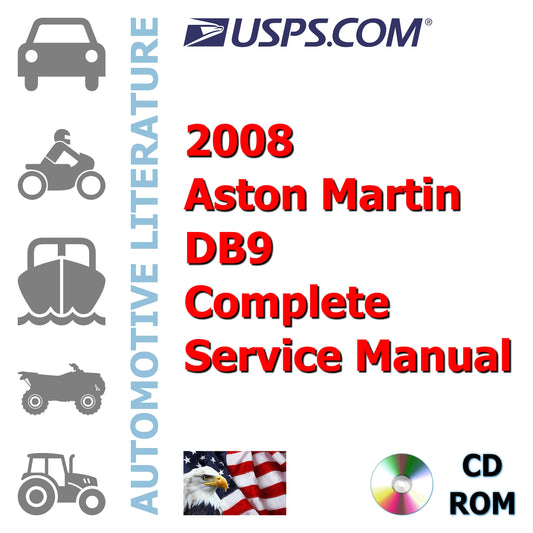 2008 Aston Martin DB9 Complete Service Manual