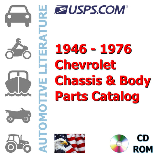 1946 - 1976 Chevrolet Chassis and Body Parts Catalog