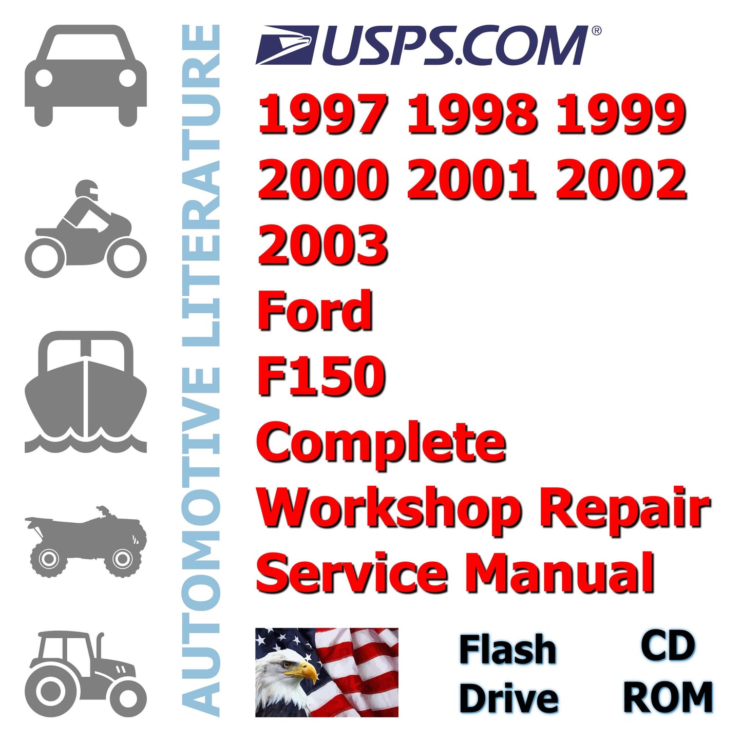 1997 1998 1999 2000 2001 2002 2003 Ford F150 Complete Workshop Repair Service Manual