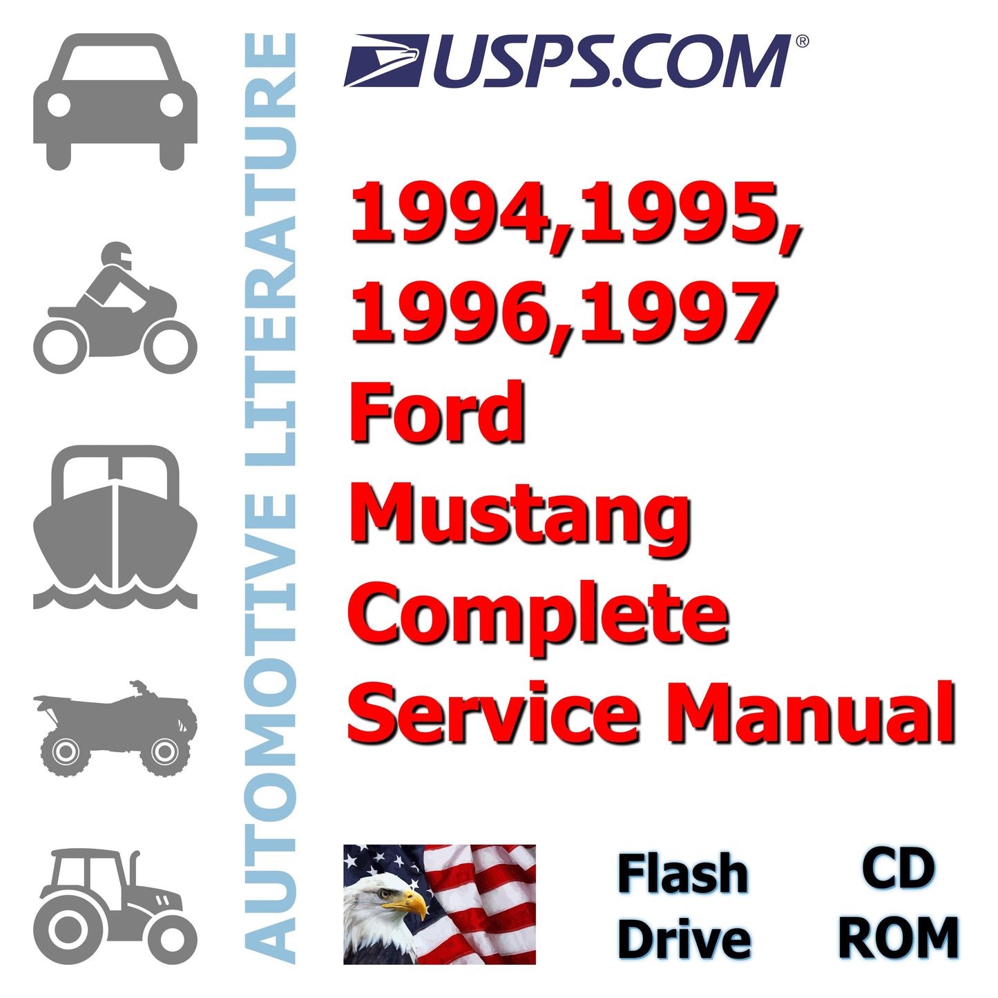 1994,1995,1996,1997 Ford Mustang Complete Service Manual