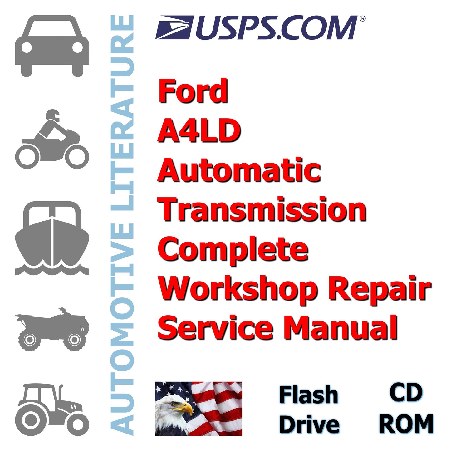 Ford A4LD Automatic Transmission Complete Workshop Repair Service Manual