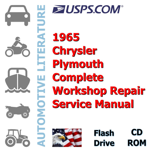 1965 Chrysler Plymouth Complete Workshop Repair Service Manual