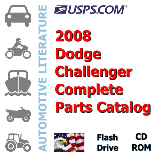 2008 Dodge Challenger Complete Parts Catalog