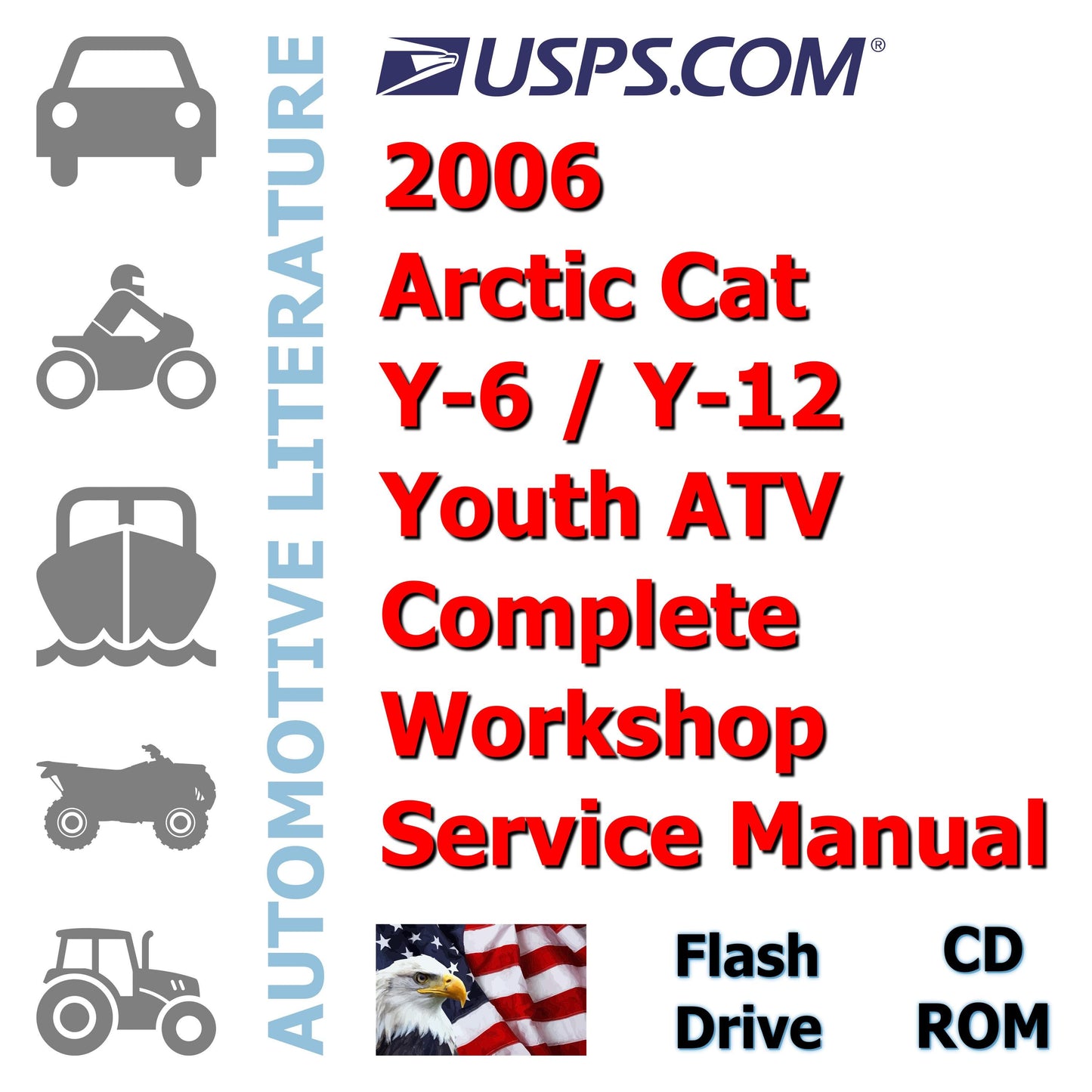 2006 Arctic Cat Y-6/Y-12 Youth ATV Complete Workshop Service Manual