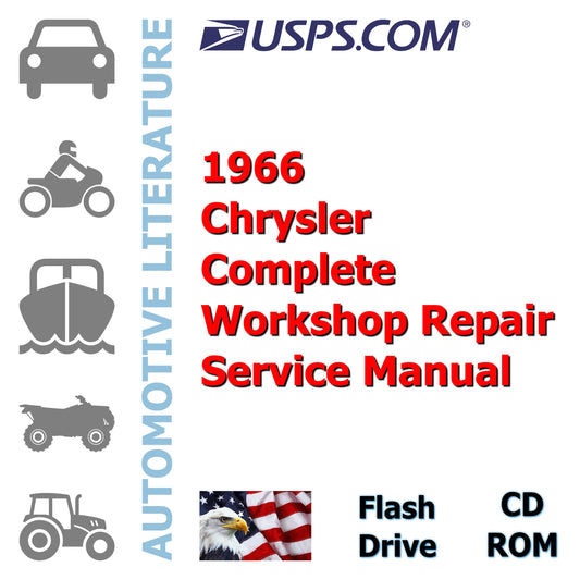 1966 Chrysler Complete Workshop Repair Service Manual