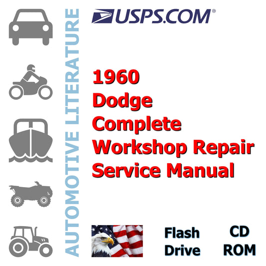 1960 Dodge Complete Workshop Repair Service Manual