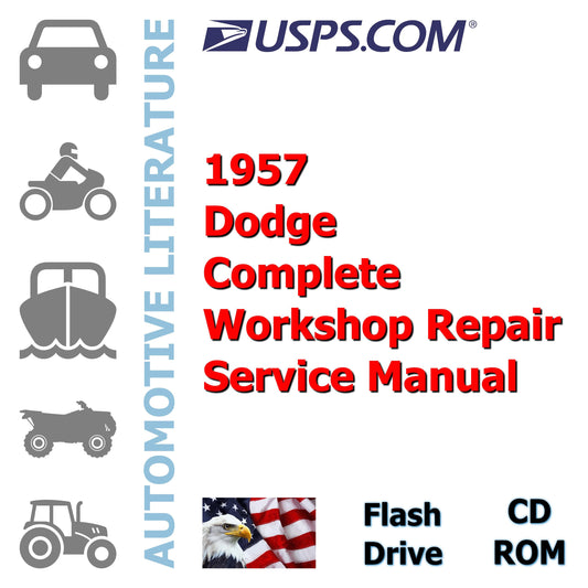 1957 Dodge Complete Workshop Repair Service Manual